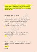 NACE CP1 QUIZZES&comma;PRACTICAL NEWEST ACTUAL EXAM &NewLine;WITH CORRECT COMPLETE QUESTIONS AND WELL &NewLine;DEFINED ANSWERS&sol;&sol;CVERIFIED&sol;&sol; LATEST ALREADY&NewLine;GRADED A&plus; 2026