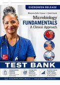 Test Bank &mdash; Microbiology Fundamentals&colon; A Clinical Approach&comma; 2024 Release &lpar;Cowan&comma; Smith & Lusk&comma; 2024&rpar;&comma; Chapters 1-22 &vert; All Chapters Covered&NewLine;