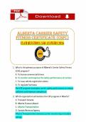 CSFC Exam&comma; Carrier Safety&comma; Alberta Transportation&comma; Fleet Safety&comma; Safety Compliance&comma; Commercial Transport&comma; Exam Questions&comma; Practice Test&NewLine;