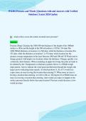 WX301 Pressure and Winds &vert; Questions with and Answers with Verified&NewLine;Solutions &vert; Latest 2026 Update