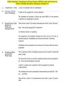 CDCA Manikin Treatment Clinical Exam &lpar;MTCE&rpar; with all Correct & 100&percnt; Verified Answers &vert;Already Graded A&plus;