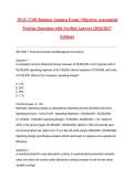  WGU C201 Business Acumen Exam &vert; Objective Assessment Practice Questions with Verified Answers &lpar;2026&sol;2027 Edition&rpar;&NewLine;&NewLine;