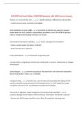 SCM 345 EXAM 1 STUDY GUIDE &vert; UPDATED Questions with 100&percnt; Correct&NewLine;Answers