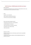 SCM 455 Final Exam &vert; UPDATED Questions with 100&percnt; Correct Answers&NewLine;