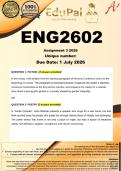 ENG2602 Assignment 3 &lpar;COMPLETE ANSWERS&rpar; 2026 - DUE 29 June 2026