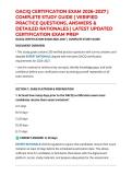 OACIQ CERTIFICATION EXAM 2026&ndash;2027 &vert; COMPLETE STUDY GUIDE &vert; VERIFIED PRACTICE QUESTIONS&comma; ANSWERS & DETAILED RATIONALES &vert; LATEST UPDATED CERTIFICATION EXAM PREP