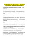 CDCA Board Exam &lpar;Local Anesthesia&rpar; with all Correct & 100&percnt; Verified Answers &vert;Latest Update &vert;Already Graded A&plus;