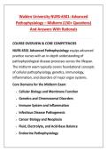 Walden University NURS-6501 Advanced Pathophysiology &ndash; Midterm &lpar;150&plus; Questions&rpar; And Answer