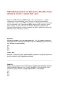 NIH Stroke Scale Group E Test Study Guide Patients 1-6 Certification Answers