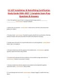 U1 UST Installation & Retrofitting Certification Study Guide 2026&ndash;2027 &vert; Complete Exam Prep Questions & Answers &plus; Installation Procedures