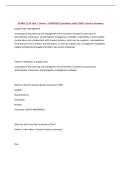 BUNDLE FOR SCMN 2150 EXAMS with  UPDATED Questions and 100&percnt; Correct Answers