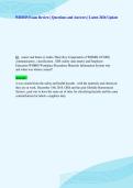 WHMIS Exam Review &vert; Questions and Answers &vert; Latest 2026 Update