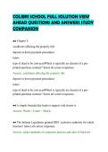 COLIBRI SCHOOL FULL SOLUTION VIEW&NewLine;AHEAD QUESTIONS AND ANSWERS STUDY&NewLine;COMPANION
