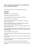 MATH 120 EXAM 3 &lpar;CHAPTERS 5 & 6&rpar; QUESTIONS WITH VERIFIED ANSWERS