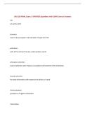 BUNDLE FOR SHS 250 EXAMS with  UPDATED Questions and 100&percnt; Correct Answers