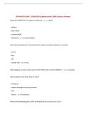 SPI MOCK EXAM &vert; UPDATED Questions with 100&percnt; Correct Answers&NewLine;