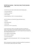 NUR 280 Quiz Questions &ndash; Study Guide&comma; Notes & Practice Questions &lpar;2026 Updated&rpar;