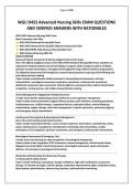 WGU D453 Advanced Nursing Skills EXAM QUESTIONS AND VERIFIED ANSWERS WITH RATIONALES&period;pdf&NewLine;&NewLine;