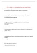 SPMT 370 Exam 1 &vert; UPDATED Questions with 100&percnt; Correct Answers&NewLine;