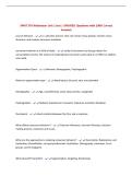 SPMT 370 Waltemyer Unit 1 test &vert; UPDATED Questions with 100&percnt; Correct&NewLine;Answers