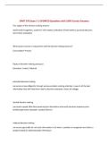 SPMT 370 Exam 3 &vert; UPDATED Questions with 100&percnt; Correct Answers&NewLine;