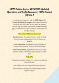 RFM Robins &lpar;Latest 2026&sol;2027 Update&rpar; Questions and Verified Answers &vert; 100&percnt; Correct &vert; Grade A&NewLine;&NewLine;Accelerate your preparation with the RFM Robins&colon; 62 Practice Questions & Answers study guides&period; Designed to mirror the exact difficulty of the real exam&comma; this t