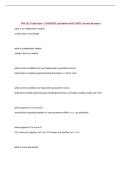 STA 261 Final Exam &vert; UPDATED Questions with 100&percnt; Correct Answers &NewLine;