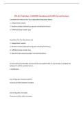 BUNDLE FOR STA 261 EXAMS with  UPDATED Questions and 100&percnt; Correct Answers