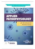 Complete Test Bank for Applied Pathophysiology for the Advanced Practice Nurse 2nd Edition by Lucie Dlugasch & Lachel Story All 1-14 Chapters Fully Covered With Questions And Verified Solutions With Case Studies&period;&NewLine;