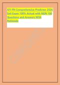 ATI PN Comprehensive Predictor 2026  &NewLine;Exit Exam 100&percnt; Actual with NGN 180 &NewLine;Questions and Answers With &NewLine;Rationale 