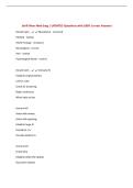 Swift River Med-Surg &vert; UPDATED Questions with 100&percnt; Correct Answers&NewLine;