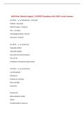 Swift River Medical-Surgical &vert; UPDATED Questions with 100&percnt; Correct Answers&NewLine;