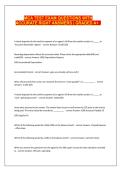 MCA TEST EXAM QUESTIONS WITH ACCURATE RIGHT ANSWERS &vert; GRADED A&plus; &period;