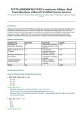 UCVTS Admissions Exam &ndash; Union County Vocational Technical Schools Admissions Assessment &ndash; 2026&sol;2027 Edition &ndash; Verified Questions and Answers