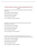 Swift River Simulation&colon; Cardiovascular &vert; UPDATED Questions with 100&percnt; Correct Answers&NewLine;