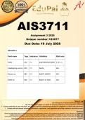 AIS3711 Assignment 3 &lpar;COMPLETE ANSWERS&rpar; 2026 &lpar;183077&rpar;- DUE 16 July 2026
