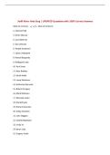 Swift River- Med Surg &vert; UPDATED Questions with 100&percnt; Correct Answers&NewLine;