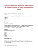CREST CPSA Study Guide Exam&colon; Ports&comma; Protocols&comma; and Network Security&NewLine;150 Multiple-Choice Questions with Answers and Detailed Rationales&NewLine;2025-2026