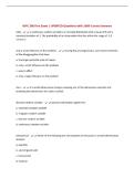 WPC 300 First Exam &vert; UPDATED Questions with 100&percnt; Correct Answers&NewLine;