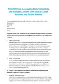 WGU D081 Task 2&colon; Analyzing Market Entry Risks and Strategies &vert; Western Governors University &lpar;WGU&rpar; &vert; 2026&sol;2027 &vert; Task Guide and Business Strategy Study Material