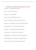 WPC 480 Final Exam &vert; UPDATED Questions with 100&percnt; Correct Answers&NewLine;