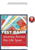 EY ACROSS THE LIFE SPAN TEST BANK POLAN&NewLine;SIXTH EDITION CHAPTER QUESTION SET WITH ANSWERS&NewLine;JOURNEY ACROSS THE LIFE SPAN TEST BANK POLAN&NewLine;SIXTH EDITION CHAPTER QUESTION SET WITH ANSWERS
