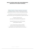 MEDICAL NUTRITION THERAPY MNT EXAM COMPREHENSIVE&NewLine;QUESTION SET WITH CLINICAL RATIONALES