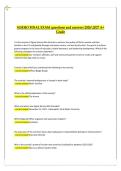 SGRho Info Questions and Answers&vert; Complete Study Guide and Exam Review &vert;SgRho Final Exam &ndash; Practice Questions & Verified Answers &lpar;2026&sol;2027 Edition&rpar; Quiz Bundles