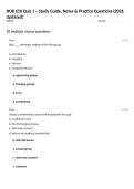 NUR 650 Quiz 1 &ndash; Study Guide&comma; Notes & Practice Questions &lpar;2026 Updated&rpar;