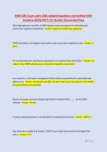 SWM DEQ Exam Latest 2026 Updated Questions and Verified 100&percnt; &NewLine;Solutions &lpar;2026&sol;2027&rpar; &vert;A&plus; Graded &vert;Guaranteed Pass 