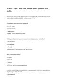 NUR 504 &ndash; Exam 5 Study Guide&comma; Notes & Practice Questions &lpar;2026 Update