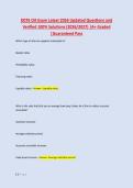 D076 OA Exam Latest 2026 Updated Questions and &NewLine;Verified 100&percnt; Solutions &lpar;2026&sol;2027&rpar; &vert;A&plus; Graded &NewLine;&vert;Guaranteed Pass