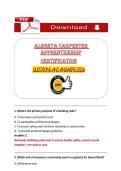 Carpenter Exam&comma; Alberta Carpenter&comma; Apprenticeship Certification&comma; Building Codes&comma; Carpentry Questions&comma; Trade Exam&comma; Study Guide&comma; Practice Test