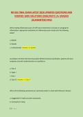 NR 601 FINAL EXAM LATEST 2026 UPDATED QUESTIONS AND &NewLine;VERIFIED 100&percnt; SOLUTIONS &lpar;2026&sol;2027&rpar; &vert;A&plus; GRADED &NewLine;&vert;GUARANTEED PASS 